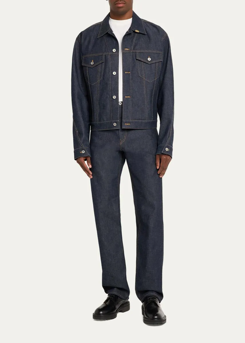 PUBLIC SCHOOL NEW YORK Men's Cumberland Rounded Denim Jacket | Thumbnail 2 PUBLIC SCHOOL NEW YORK Men's Cumberland Rounded Denim Jacket | Thumbnail 2