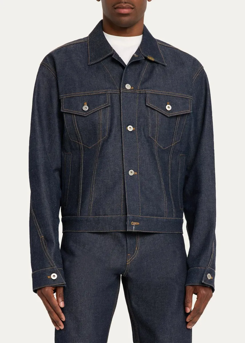 PUBLIC SCHOOL NEW YORK Men's Cumberland Rounded Denim Jacket | Thumbnail 4 PUBLIC SCHOOL NEW YORK Men's Cumberland Rounded Denim Jacket | Thumbnail 4
