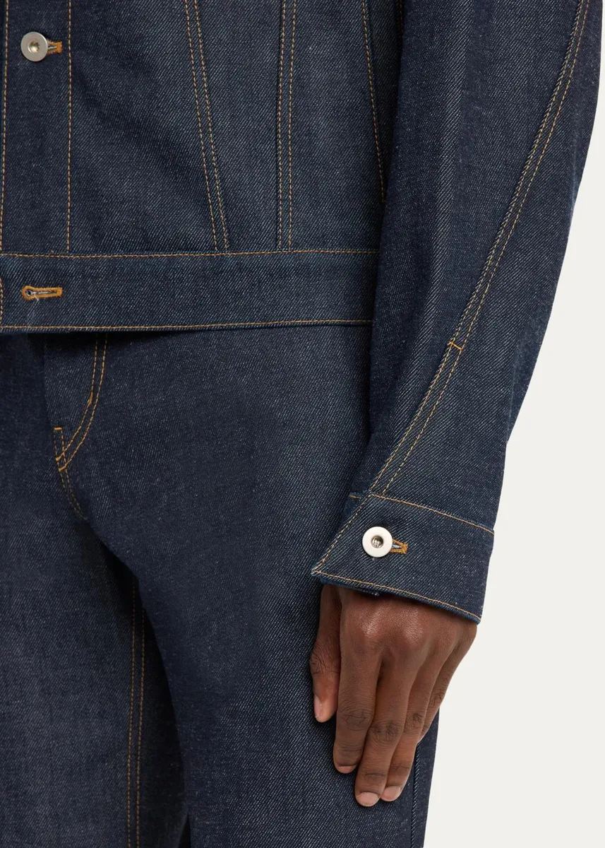 PUBLIC SCHOOL NEW YORK Men's Cumberland Rounded Denim Jacket | Thumbnail 5 PUBLIC SCHOOL NEW YORK Men's Cumberland Rounded Denim Jacket | Thumbnail 5