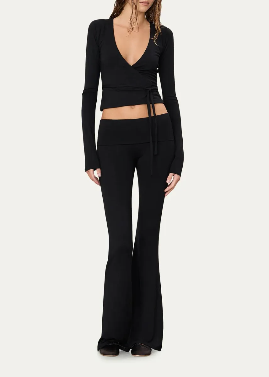 ÉTERNE Jersey Wrap Top | Thumbnail 2 ÉTERNE Jersey Wrap Top | Thumbnail 2