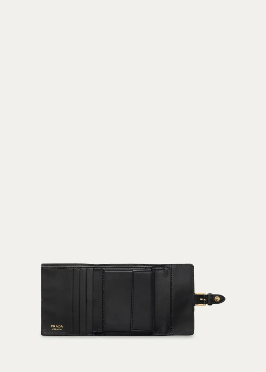 Prada Small Nappa Leather Wallet | Thumbnail 2 Prada Small Nappa Leather Wallet | Thumbnail 2