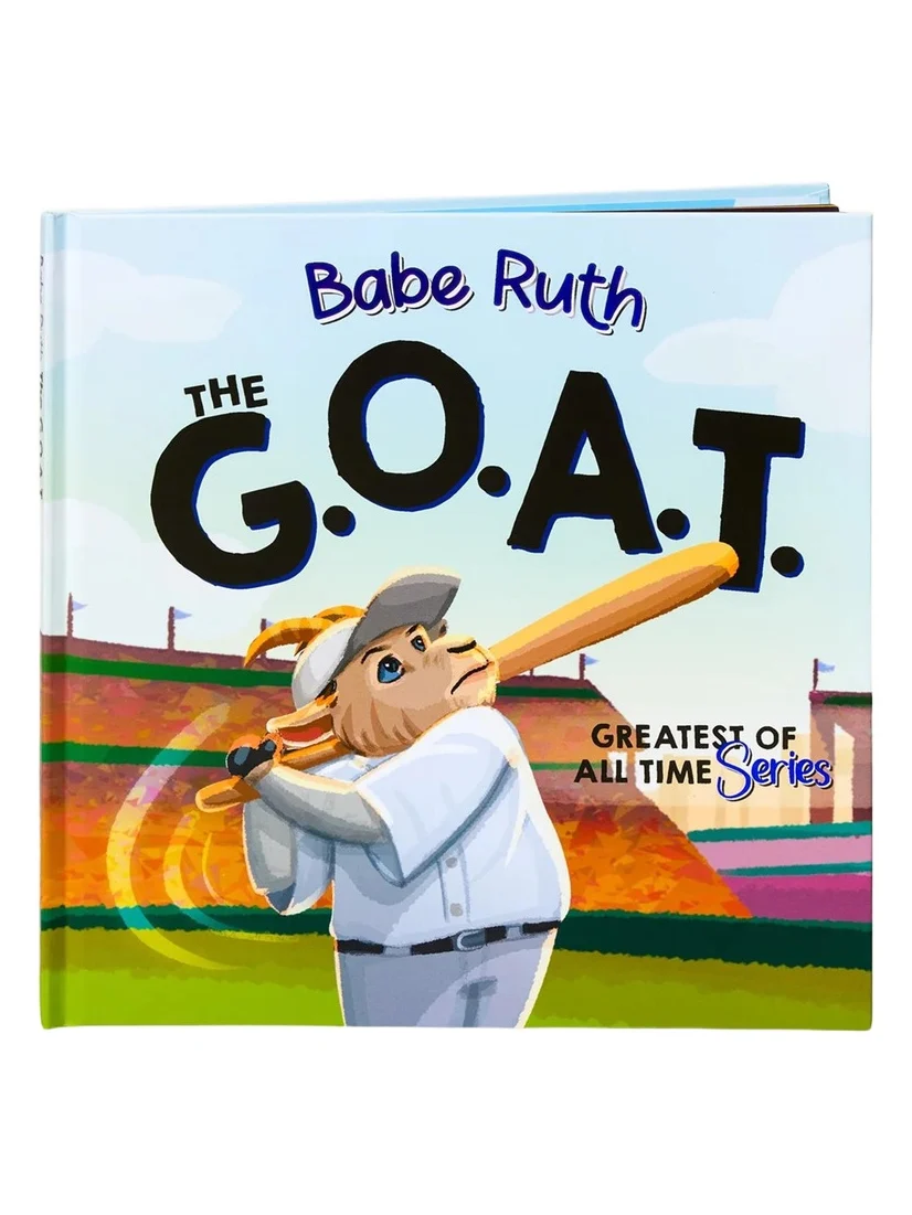 The Goat Academy "Babe Ruth, The GOAT" Hardcover Book