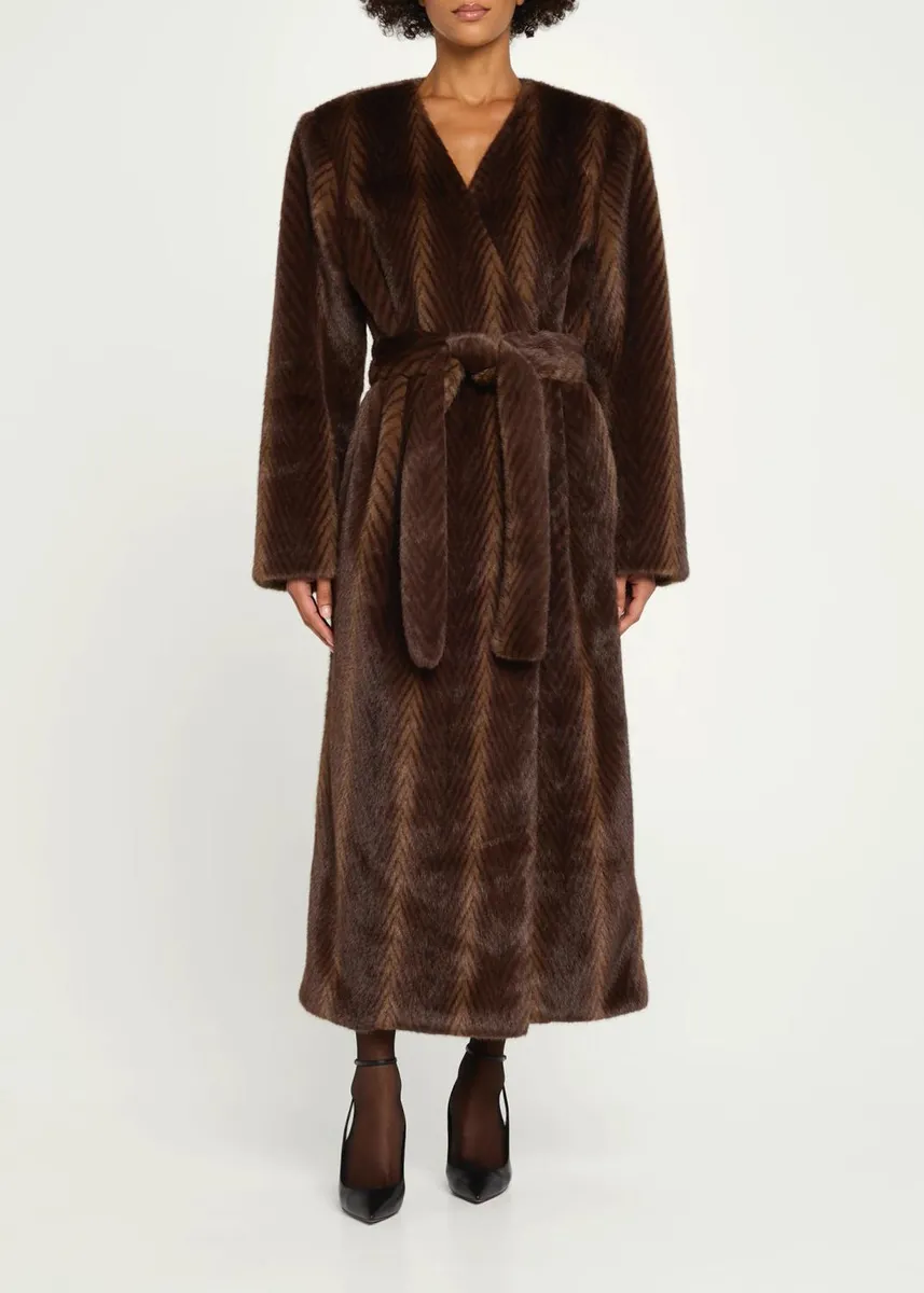 Ronny Kobo Cady Faux-Fur Coat | Thumbnail 2 Ronny Kobo Cady Faux-Fur Coat | Thumbnail 2