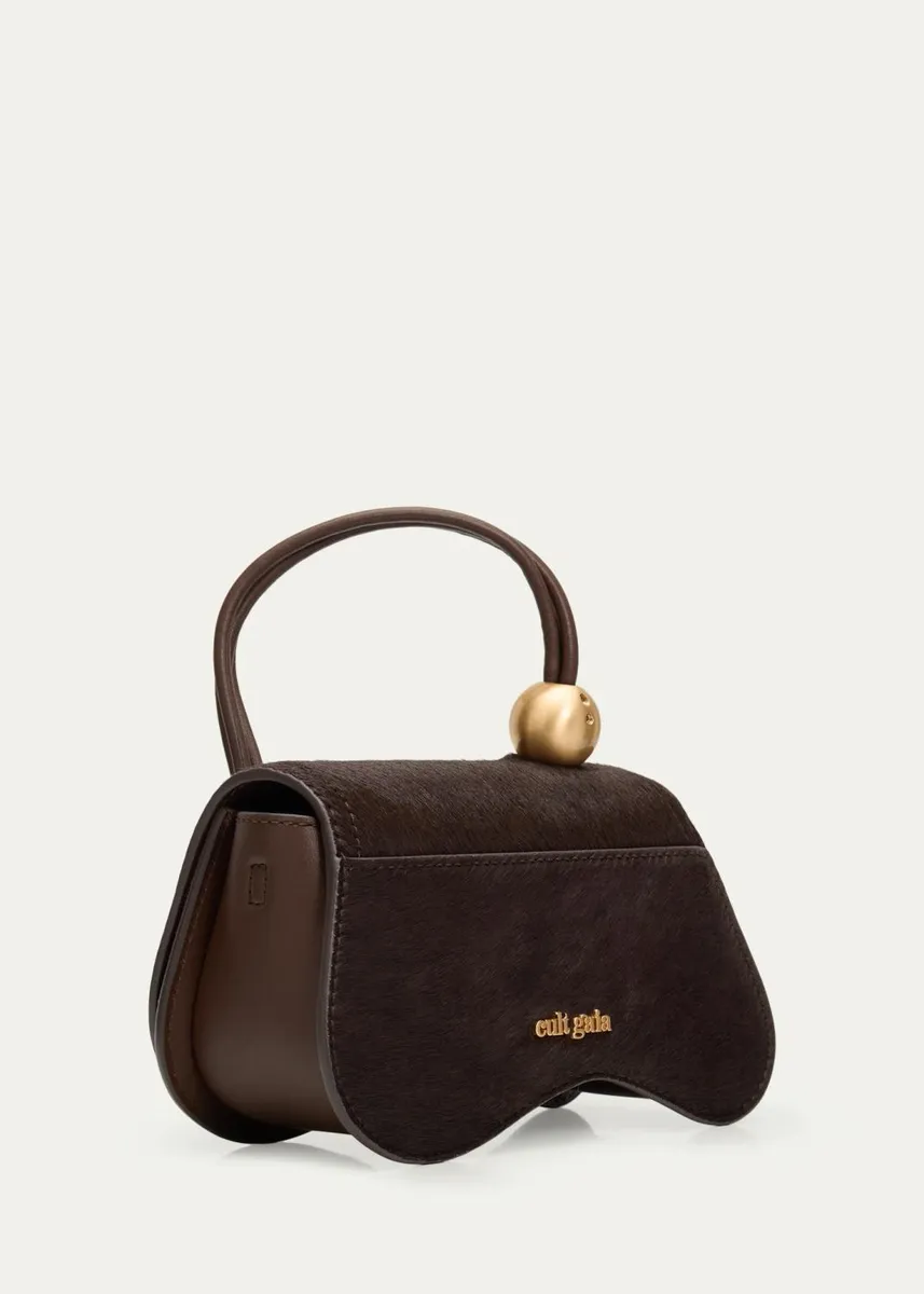 Cult Gaia Kazia Nano Calf Hair Top Handle Bag | Thumbnail 3 Cult Gaia Kazia Nano Calf Hair Top Handle Bag | Thumbnail 3