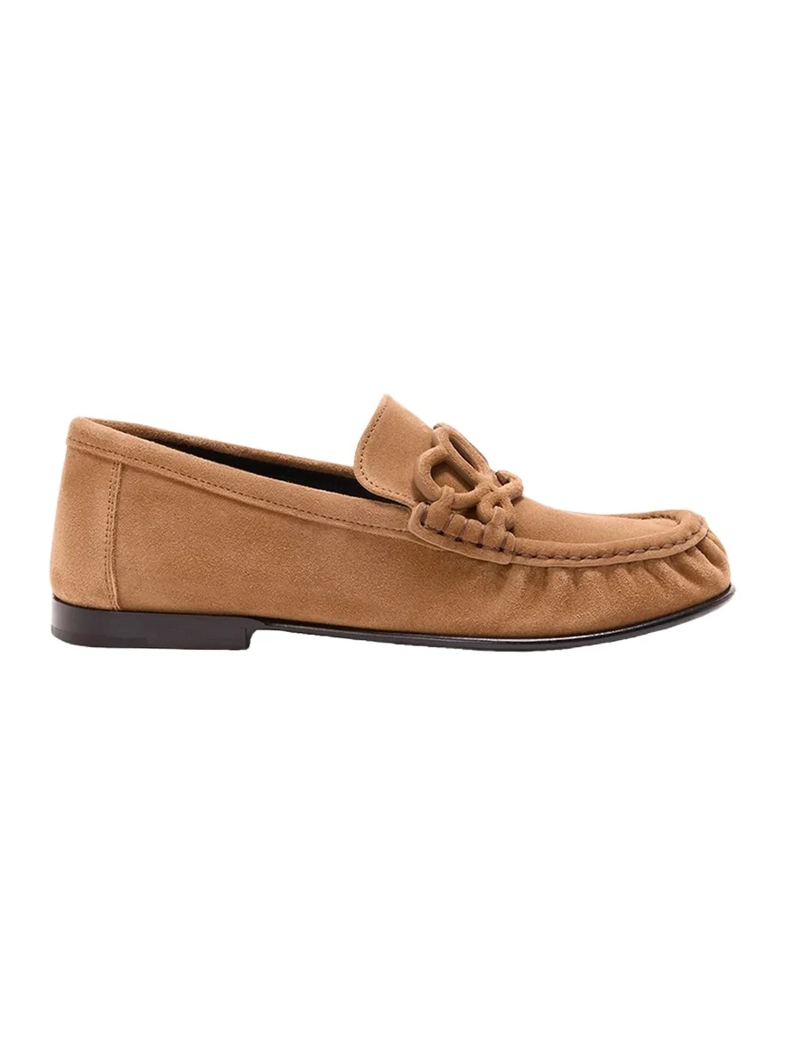 Double L Suede Loafers Double L Suede Loafers