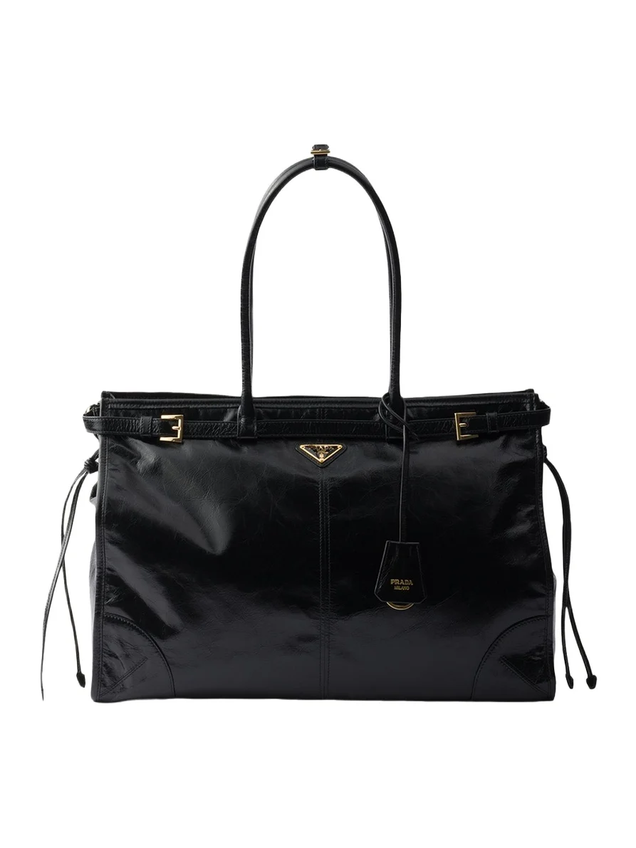 Bonnie Glossy Leather Tote Bag Bonnie Glossy Leather Tote Bag