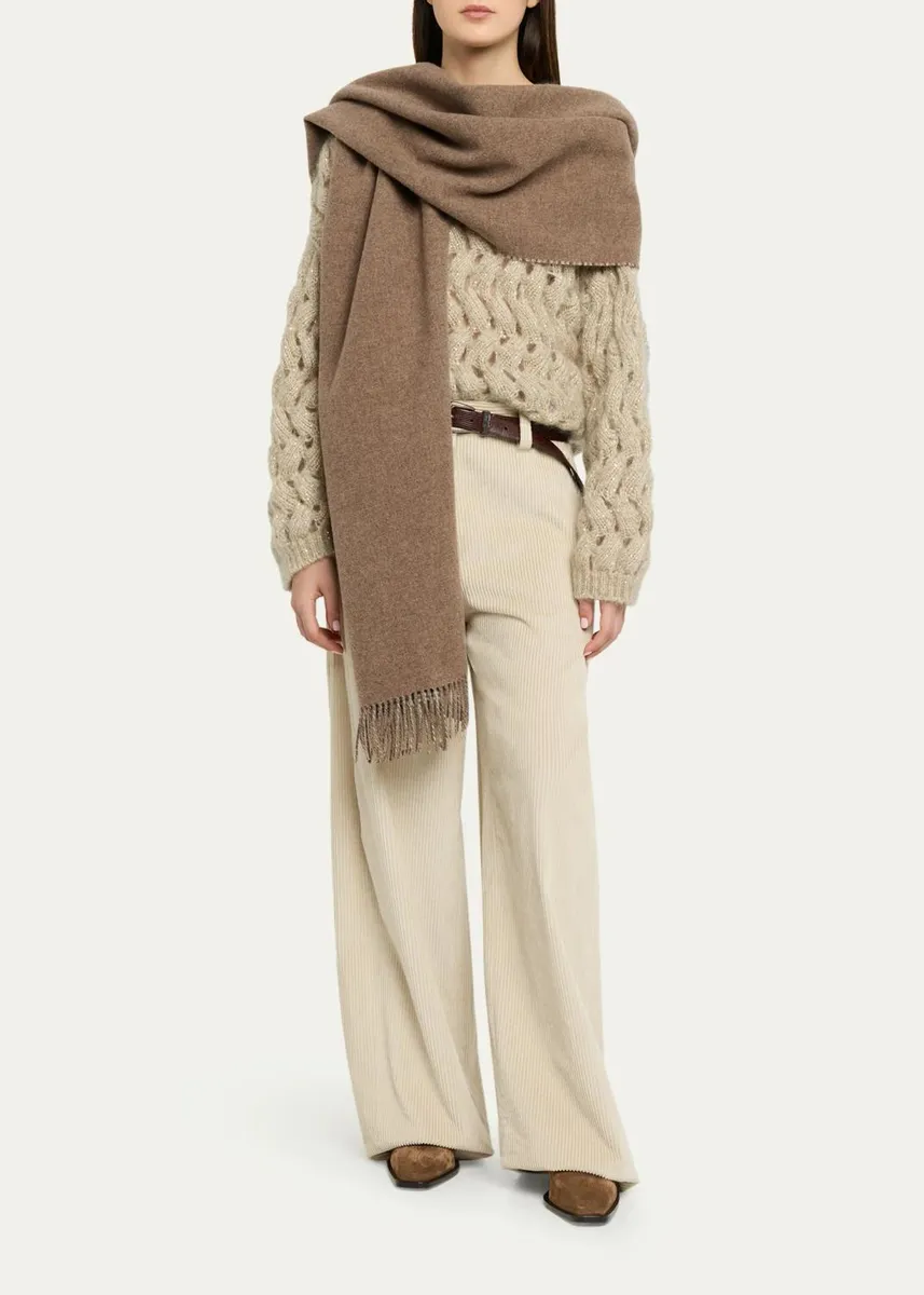 Brunello Cucinelli 25mm Monili-Heel Suede Knee-High Boots | Thumbnail 3 Brunello Cucinelli 25mm Monili-Heel Suede Knee-High Boots | Thumbnail 3