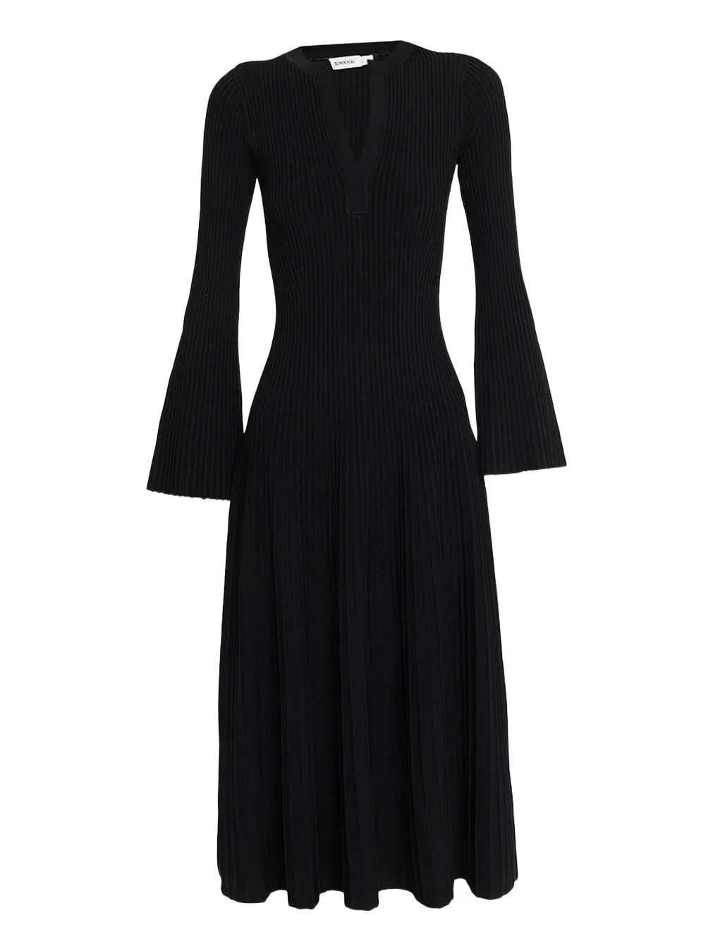 Genna Ribbed Midi Dress