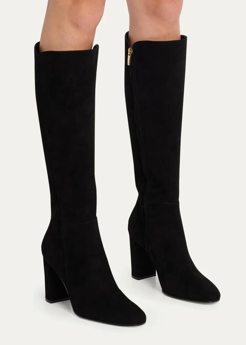 Gianvito Rossi 85mm Suede Knee-High Boots | Thumbnail 2