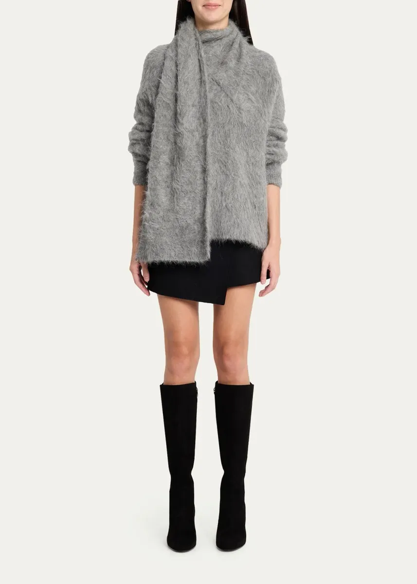 Gianvito Rossi 85mm Suede Knee-High Boots | Thumbnail 3