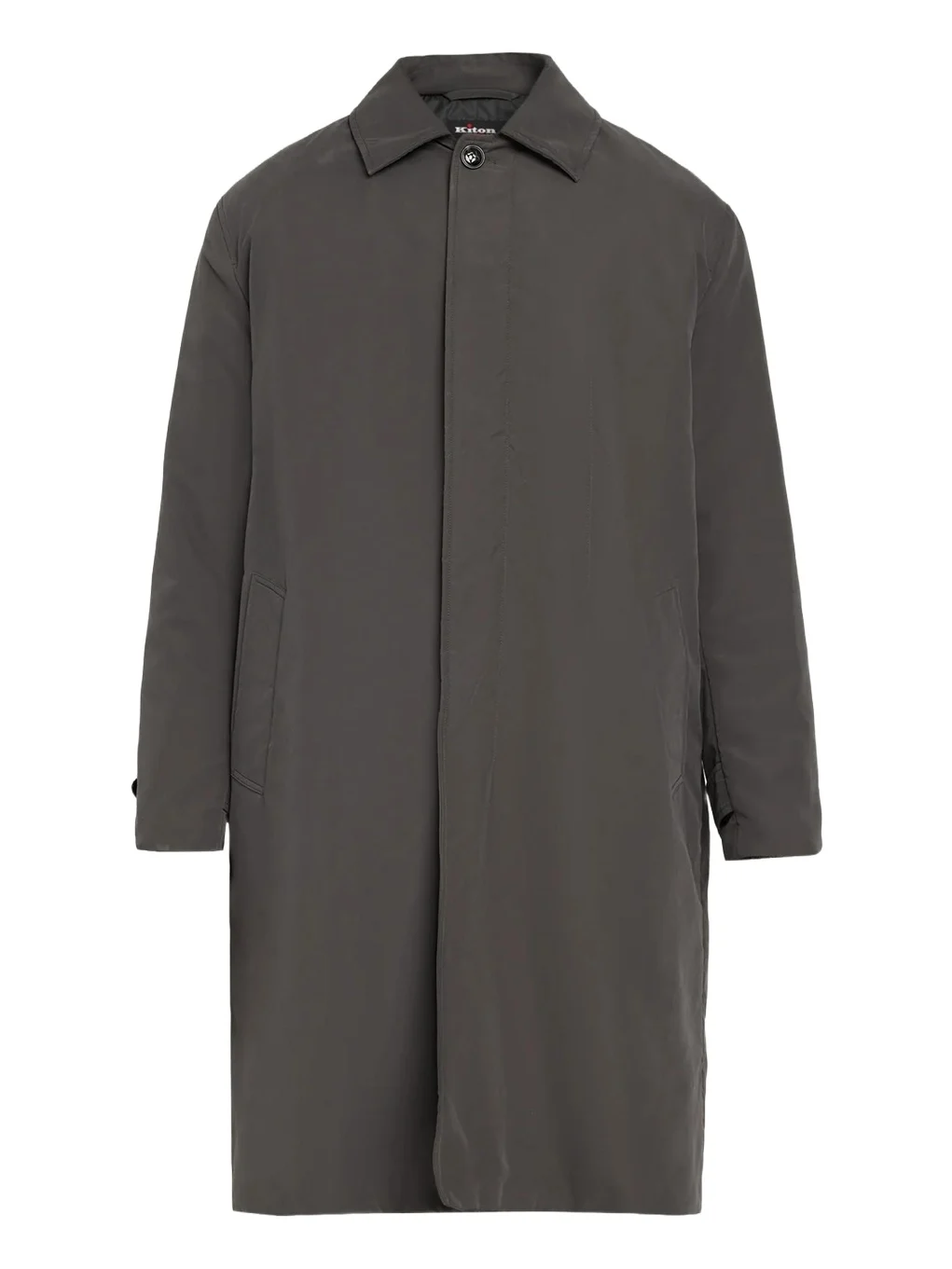 Kiton Men's Concealed-Placket Raincoat