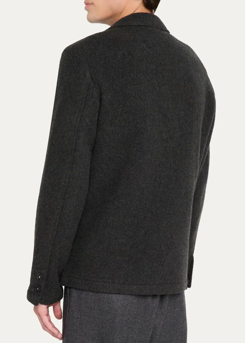 Massimo Alba Men's Wool Unstructured Blazer | Thumbnail 3 Massimo Alba Men's Wool Unstructured Blazer | Thumbnail 3