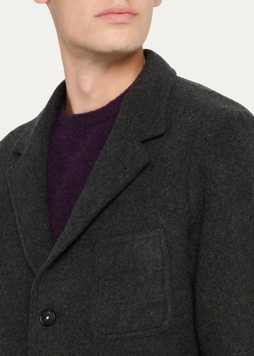 Massimo Alba Men's Wool Unstructured Blazer | Thumbnail 5 Massimo Alba Men's Wool Unstructured Blazer | Thumbnail 5