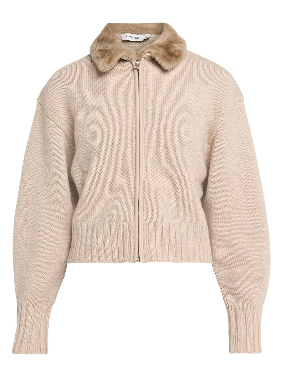 Drop Shoulder Wool-Cashmere Cardigan Drop Shoulder Wool-Cashmere Cardigan