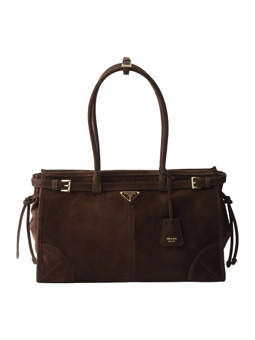Bonnie Large Suede Shoulder Bag