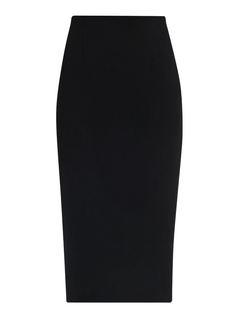 Sergio Hudson Tailored Wool Midi Pencil Skirt