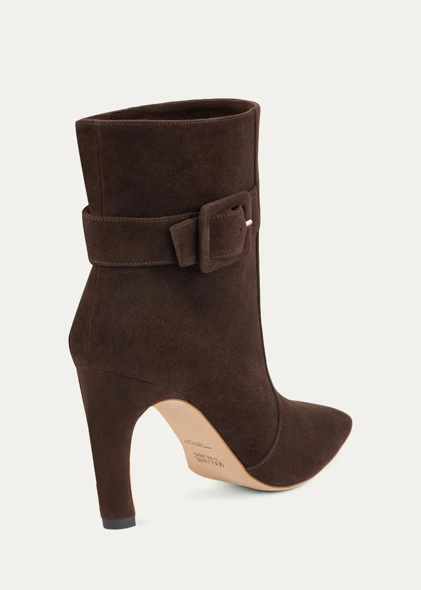 Malone Souliers Rowan 90MM Suede Ankle Boots | Thumbnail 3 Malone Souliers Rowan 90MM Suede Ankle Boots | Thumbnail 3