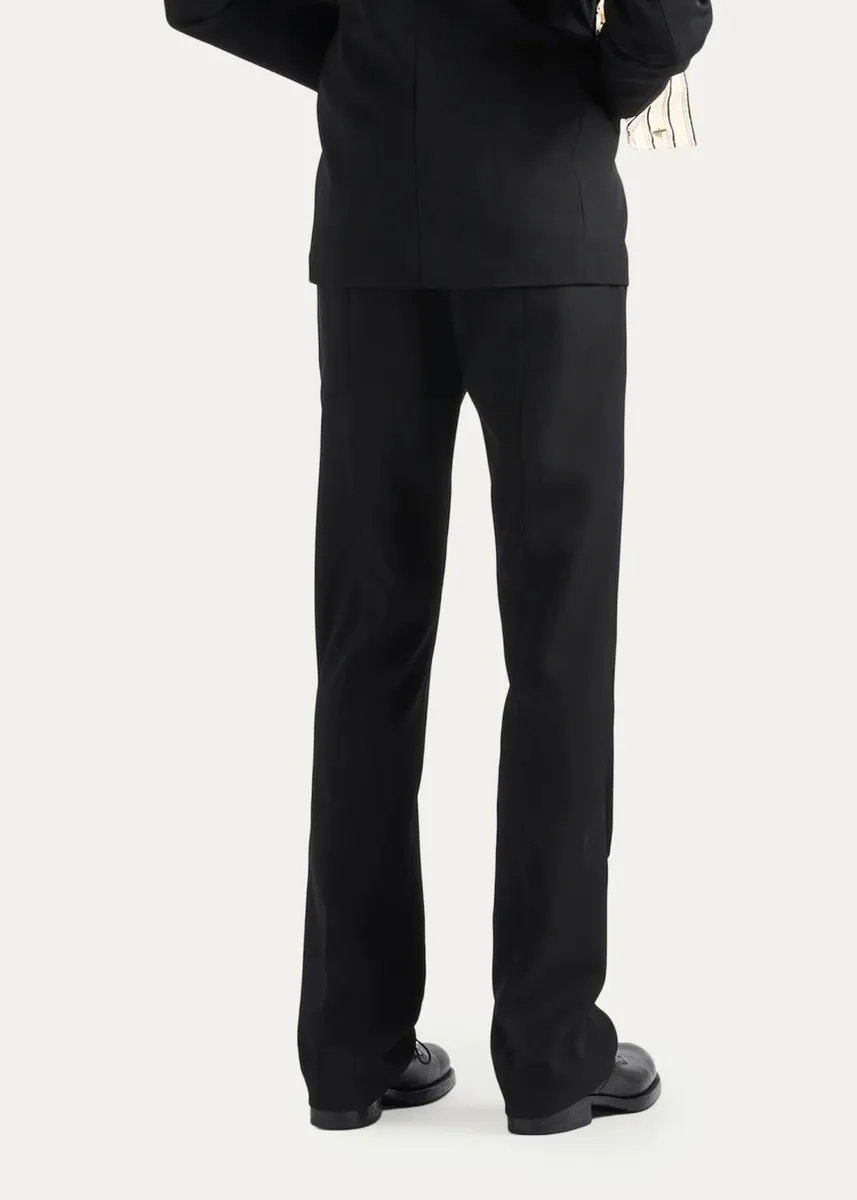 Prada Men's Show Gabardine Trousers | Thumbnail 3