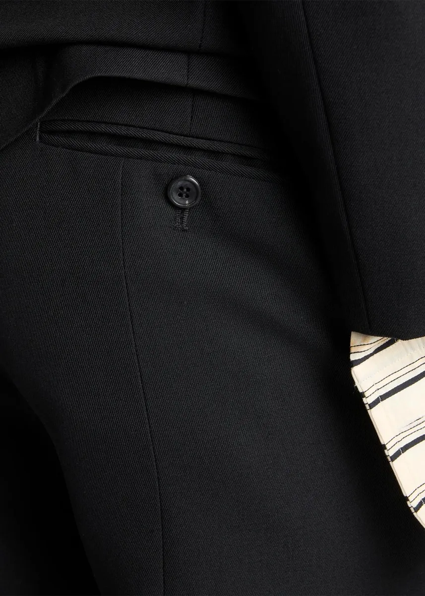 Prada Men's Show Gabardine Trousers | Thumbnail 5