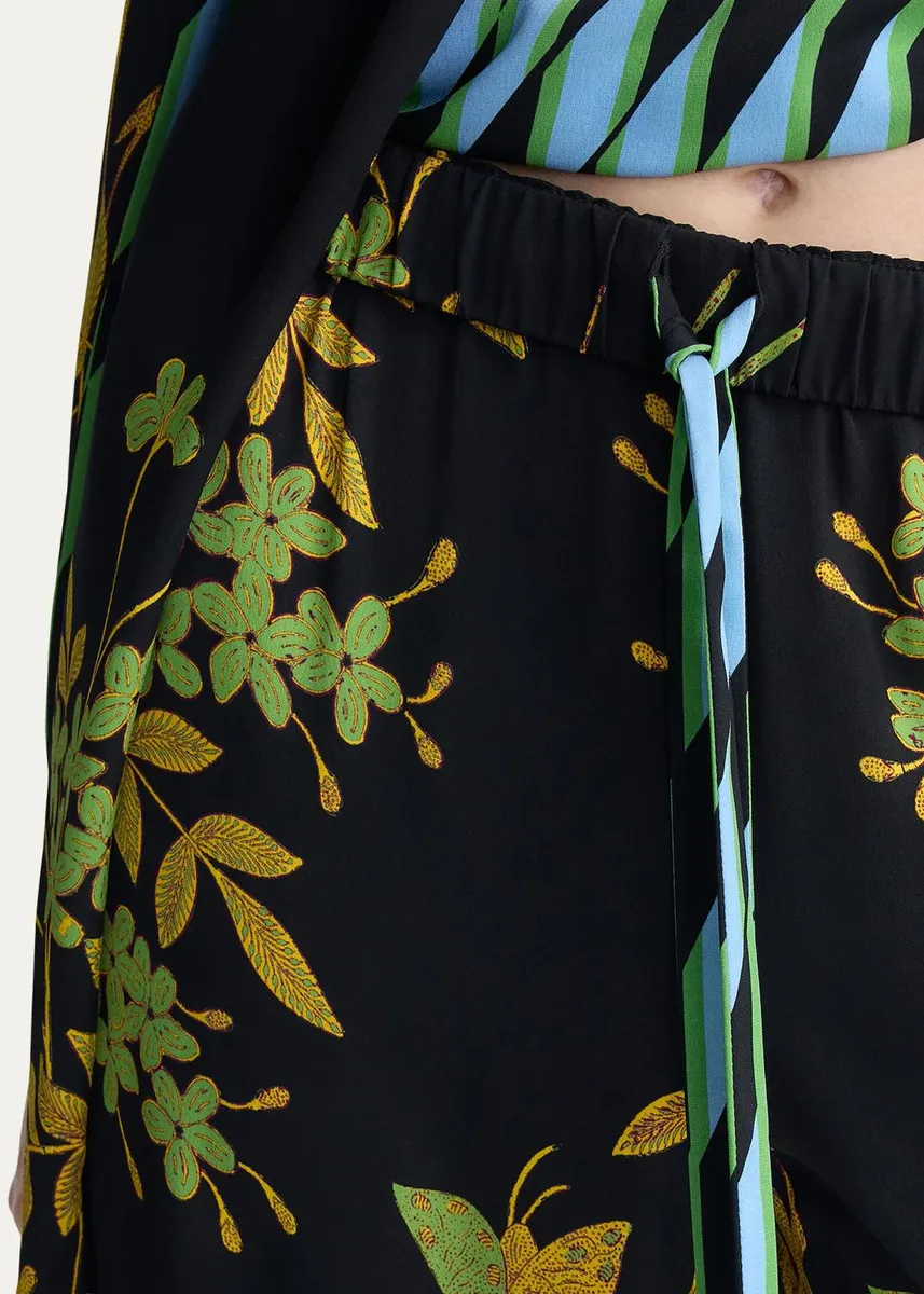 Diane von Furstenberg Verick Floral Wide-Leg Pants | Thumbnail 4 Diane von Furstenberg Verick Floral Wide-Leg Pants | Thumbnail 4