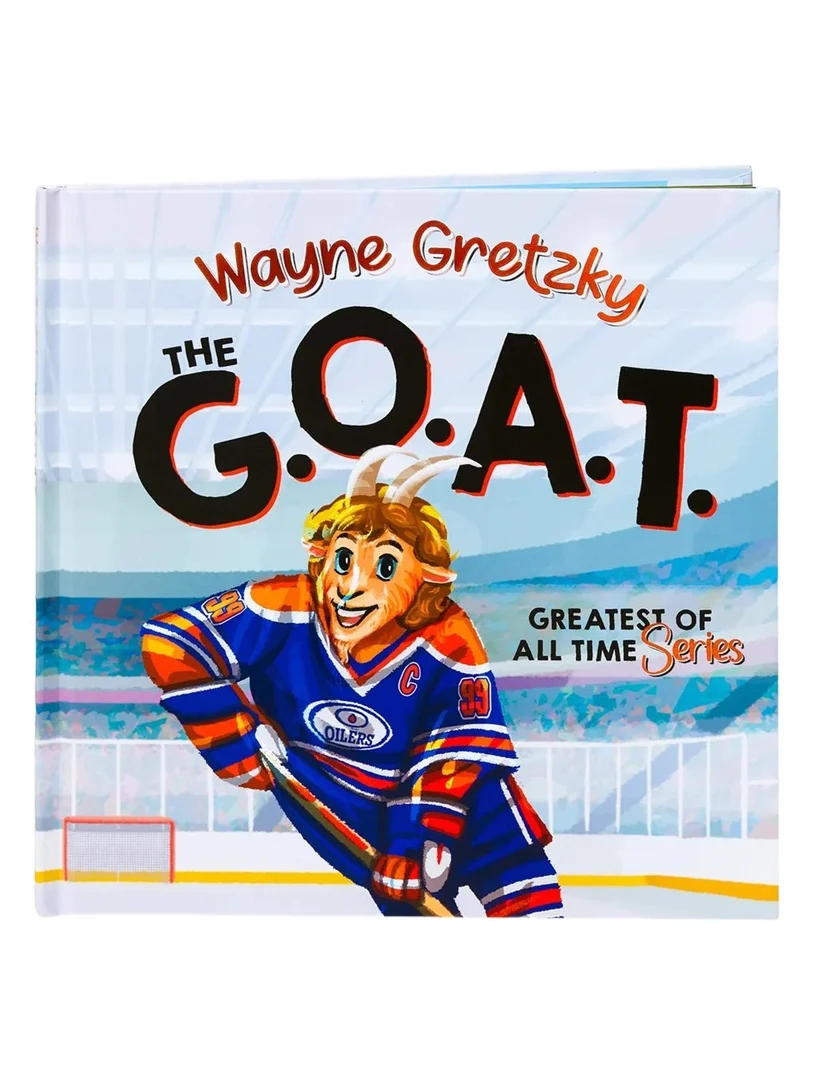 The Goat Academy "Wayne Gretzky, The GOAT" Hardcover Book