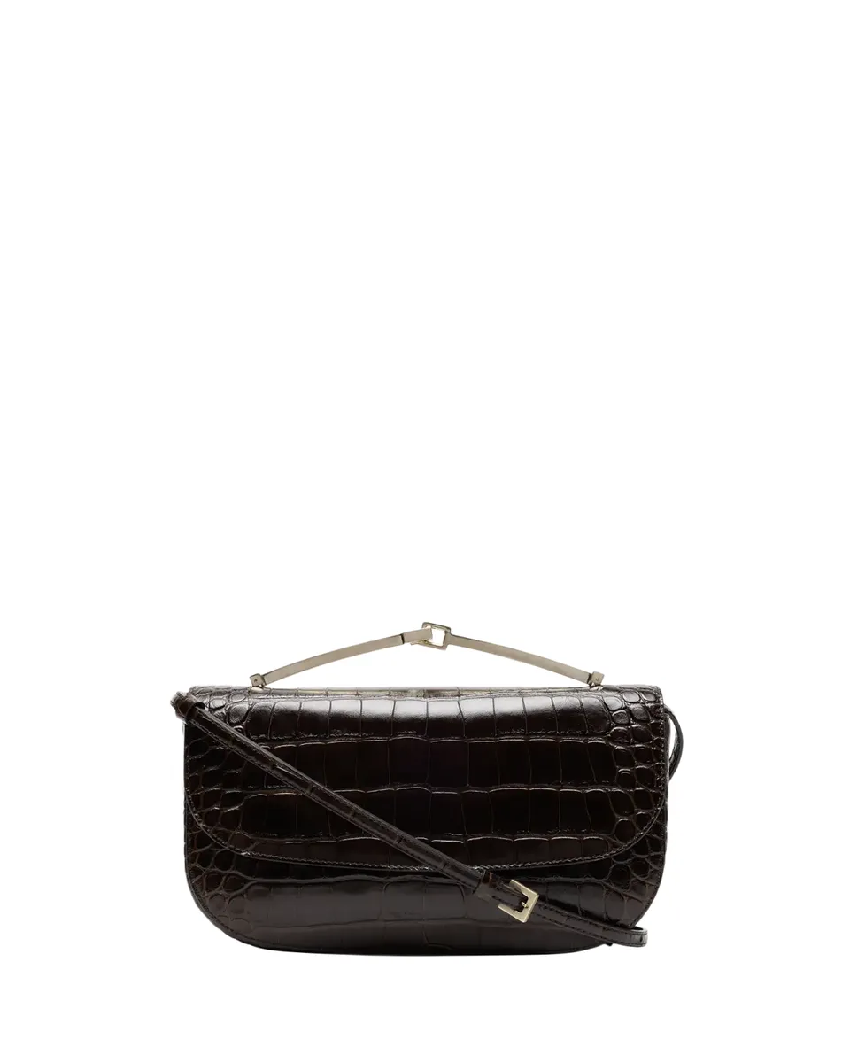 Tom Ford Arc Mini Croc-Embossed Leather Crossbody Bag | Thumbnail 2