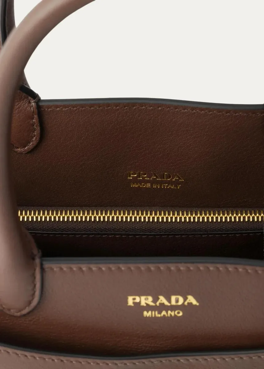 Prada Prelude Leather Top Handle Bag | Thumbnail 3 Prada Prelude Leather Top Handle Bag | Thumbnail 3