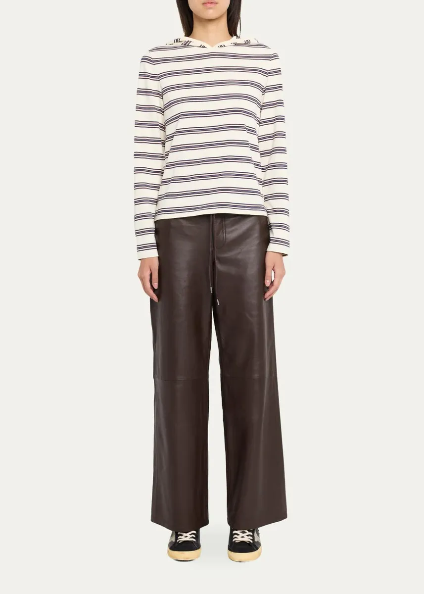 STILL HERE Nellie Striped Hooded Shirt | Thumbnail 2 STILL HERE Nellie Striped Hooded Shirt | Thumbnail 2