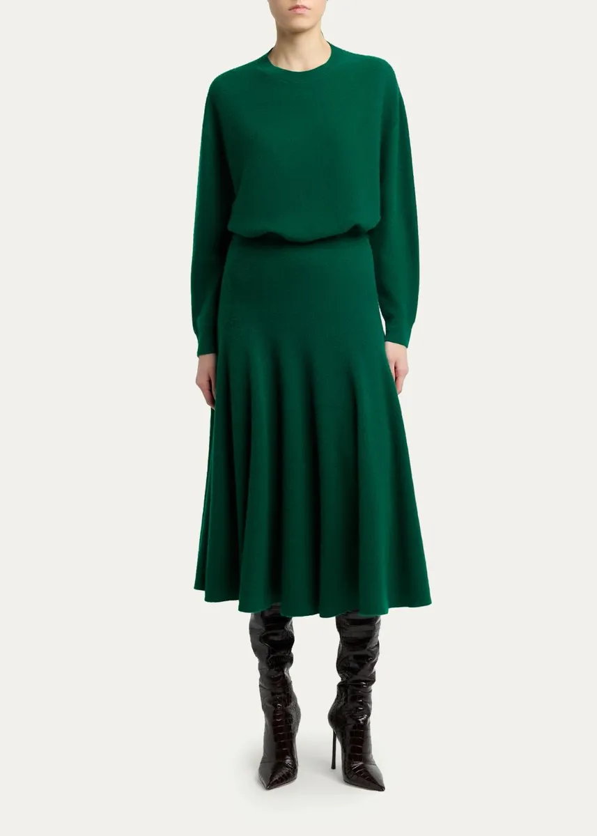 Tom Ford Cashmere Knit Midi Flare Skirt | Thumbnail 2
