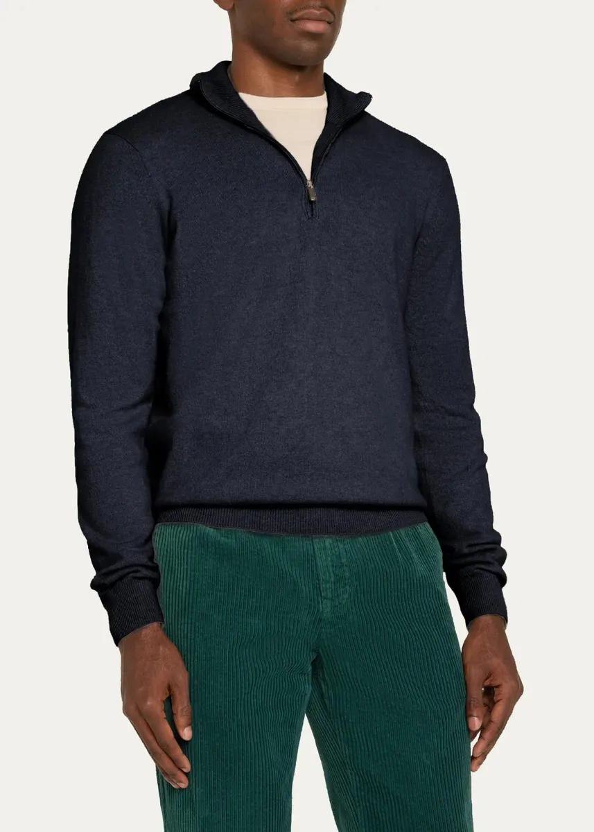 Massimo Alba Men's Cashmere Sweatshirt | Thumbnail 4 Massimo Alba Men's Cashmere Sweatshirt | Thumbnail 4
