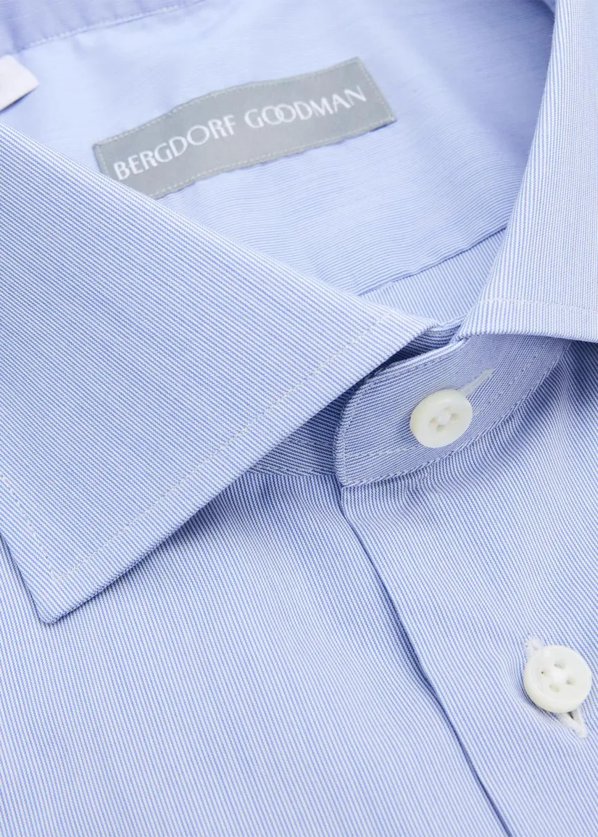 Bergdorf Goodman Men's Micro-Stripe Cotton Dress Shirt | Thumbnail 2 Bergdorf Goodman Men's Micro-Stripe Cotton Dress Shirt | Thumbnail 2