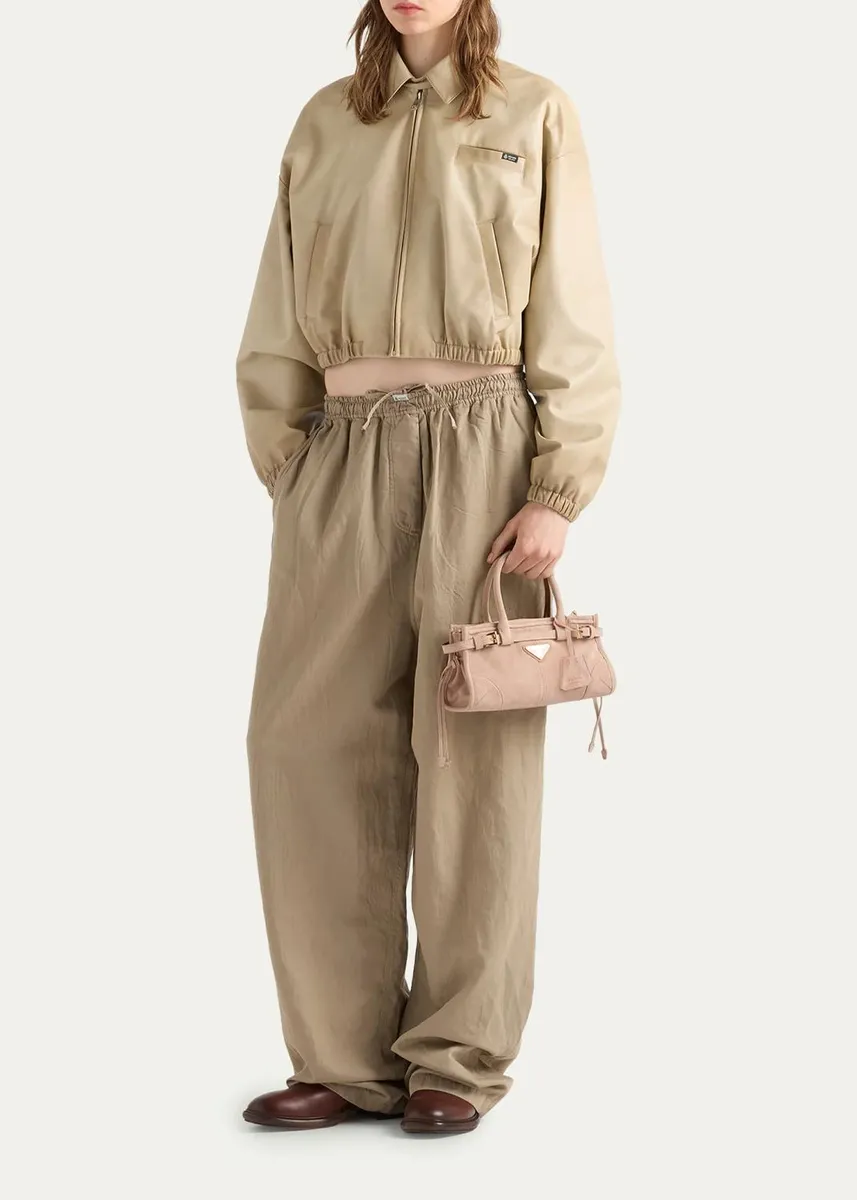 Prada Bonnie Suede Shoulder Bag | Thumbnail 4
