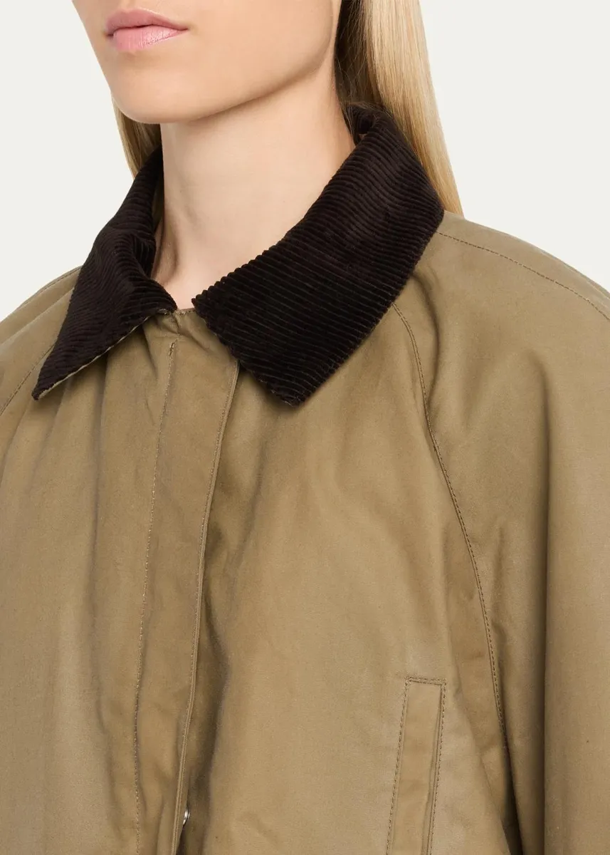 TOTEME Country Desert Waxed Cotton Jacket | Thumbnail 5