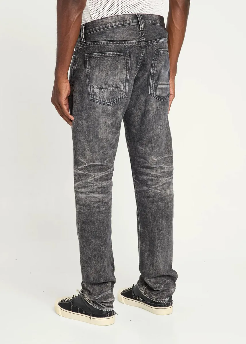 Master Craft Union Men's Straight-Leg Fade-Effect Cotton Jeans | Thumbnail 3