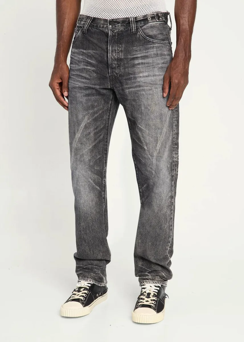 Master Craft Union Men's Straight-Leg Fade-Effect Cotton Jeans | Thumbnail 4