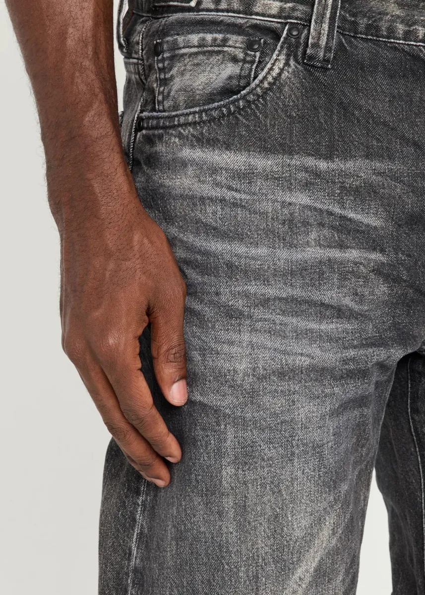 Master Craft Union Men's Straight-Leg Fade-Effect Cotton Jeans | Thumbnail 5