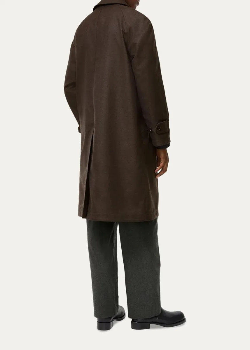 Burberry Men's Reversible Wool Car Coat | Thumbnail 3 Burberry Men's Reversible Wool Car Coat | Thumbnail 3