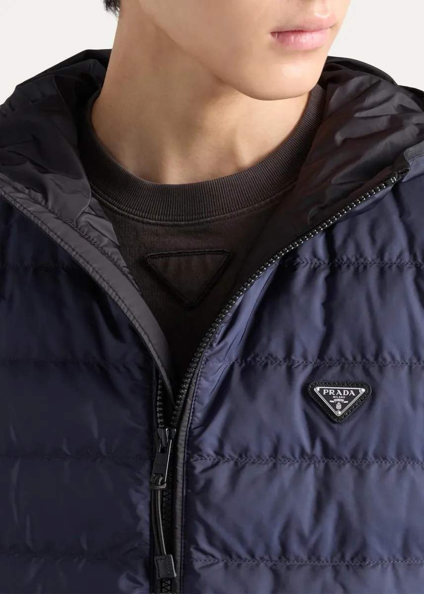 Prada Men's Re-Nylon Hooded Vest | Thumbnail 5