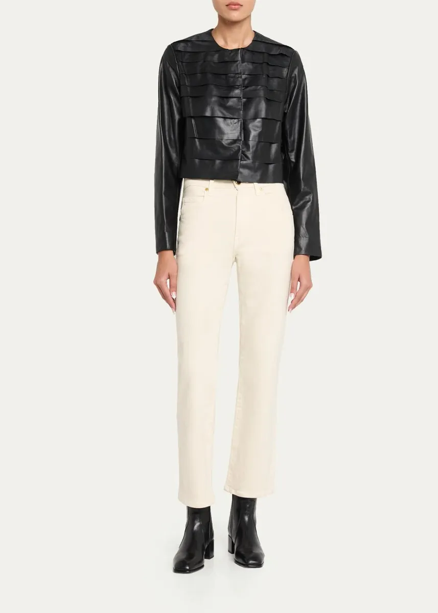 Fleurette Hazel Tiered Leather Jacket | Thumbnail 2 Fleurette Hazel Tiered Leather Jacket | Thumbnail 2