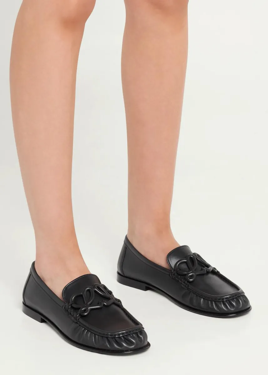Loewe Double L Leather Loafers | Thumbnail 2 Loewe Double L Leather Loafers | Thumbnail 2