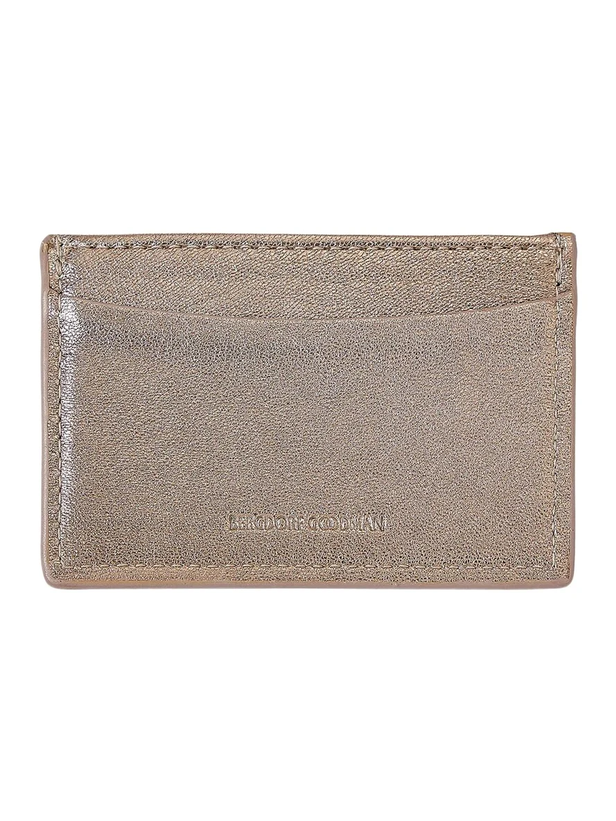 Metallic Leather Slim Card Case Metallic Leather Slim Card Case