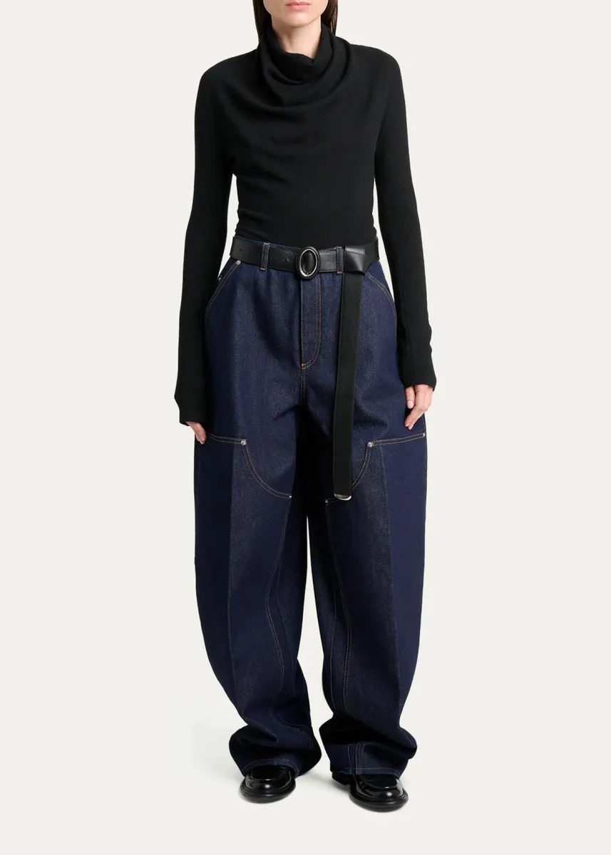 Givenchy Striped Pleated Wool Pants | Thumbnail 2