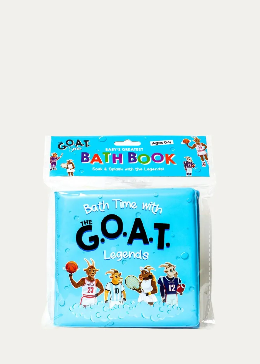 The Goat Academy "Bath Time with the GOAT Legends" Sports Bath Book | Thumbnail 4 The Goat Academy "Bath Time with the GOAT Legends" Sports Bath Book | Thumbnail 4