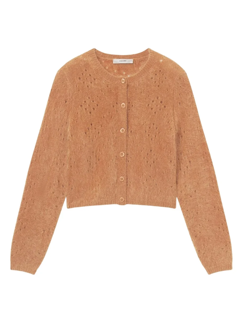 The Cashmere Airy Teddy Cardigan