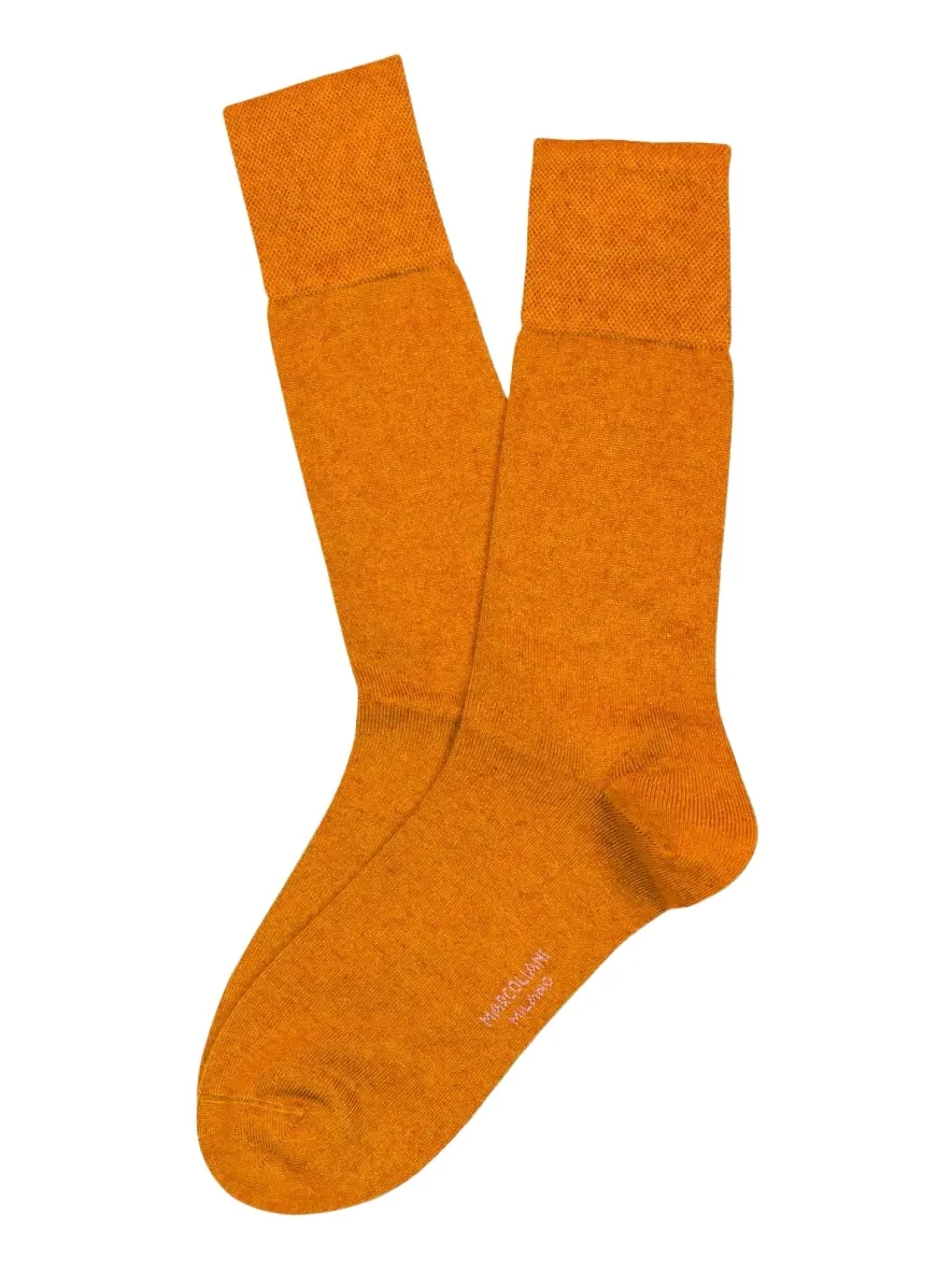 Marcoliani Men's Solid Crew Socks
