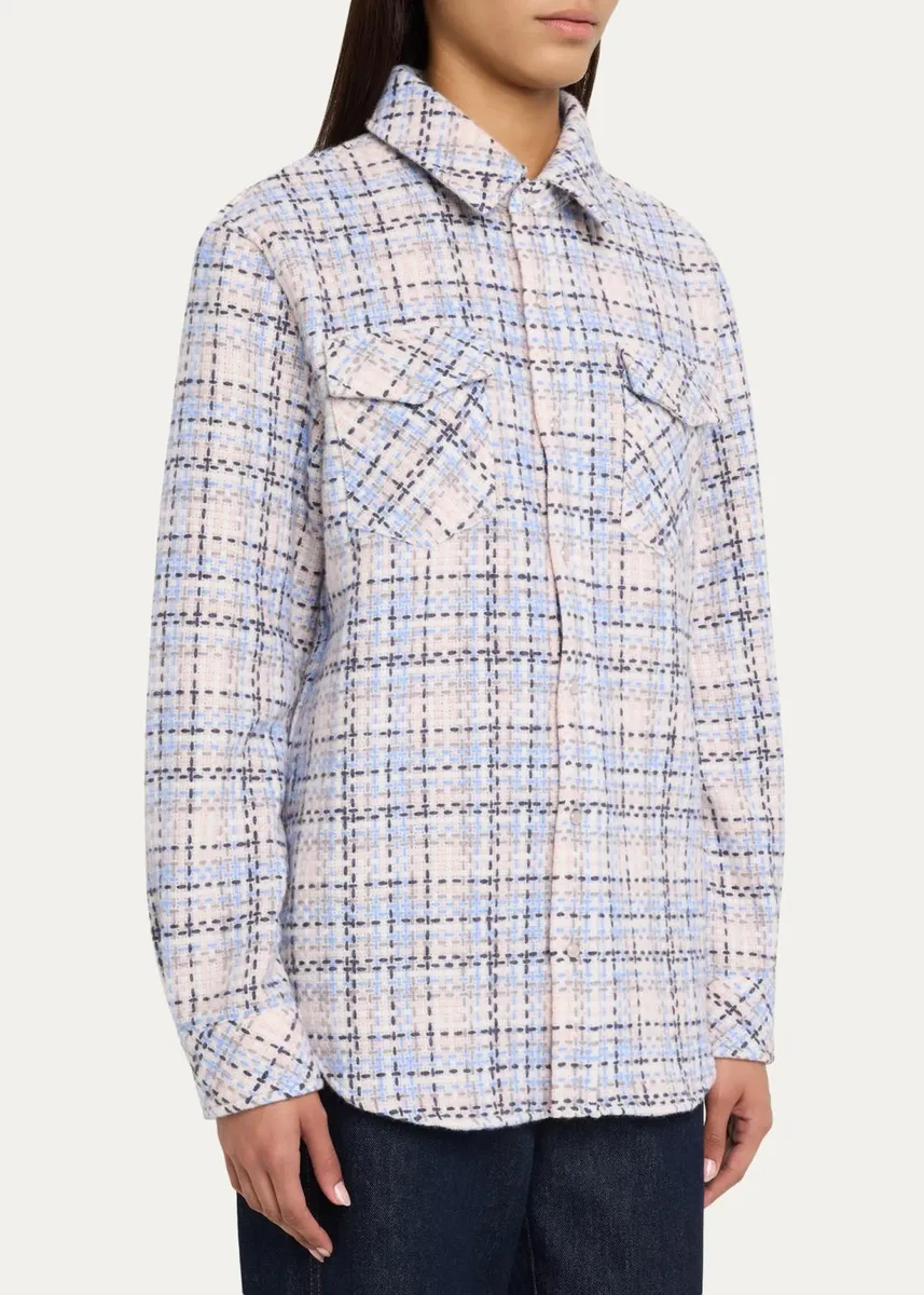 God’s True Cashmere Rosewood Waffle Cashmere Button-Down Shirt | Thumbnail 4 God’s True Cashmere Rosewood Waffle Cashmere Button-Down Shirt | Thumbnail 4