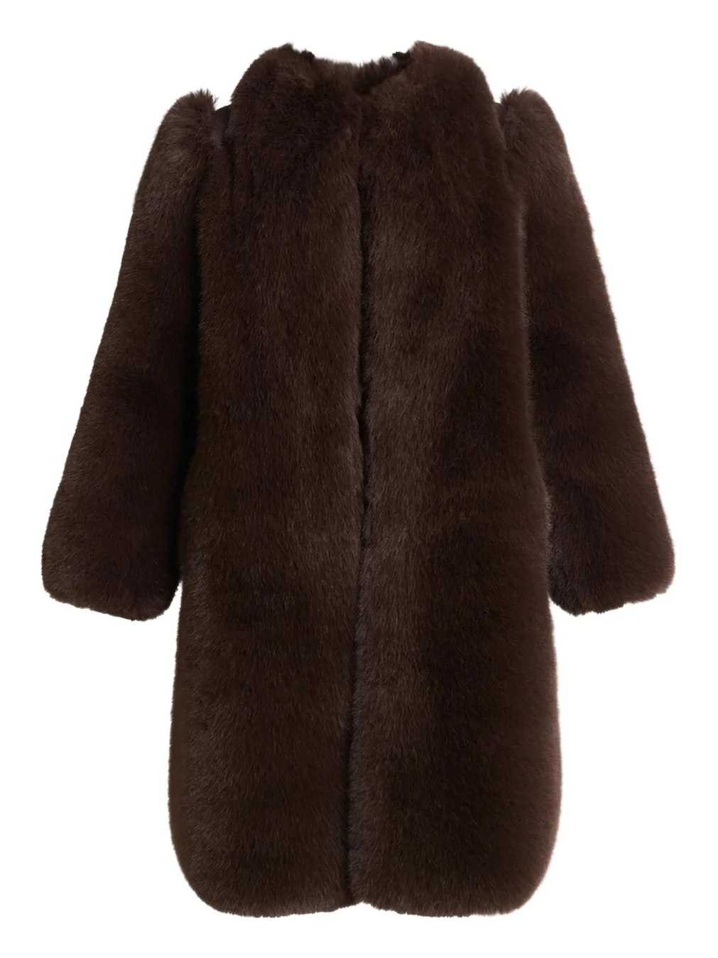 Tom Ford Faux Fur And Lamb Shearling Coat
