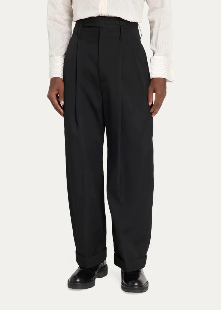 PUBLIC SCHOOL NEW YORK Men's Waverly Tapered-Leg Pleated Pants | Thumbnail 4 PUBLIC SCHOOL NEW YORK Men's Waverly Tapered-Leg Pleated Pants | Thumbnail 4