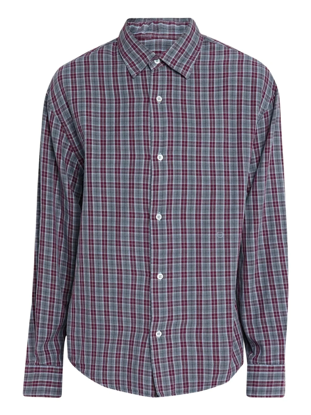 Massimo Alba Men's Plaid Cotton Button-Front Shirt