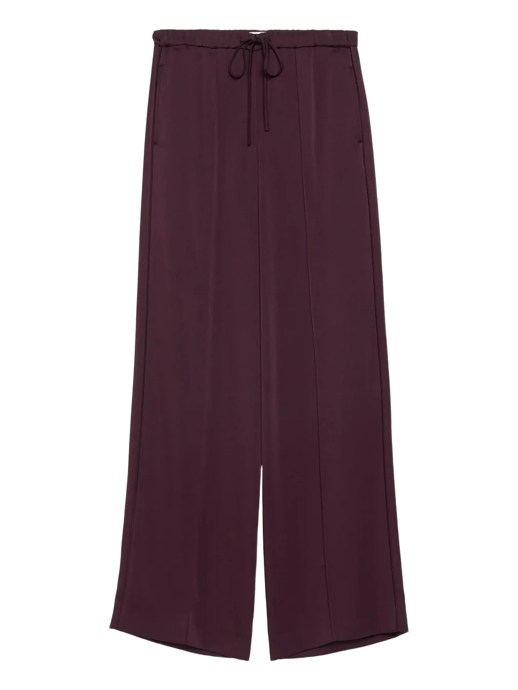 Mid-Rise Tailored Drawstring Pants